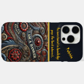 Coques Case-Mate iPhone Conception Intriquée Célébrant une Identité Bancai (Verso (horizontal))