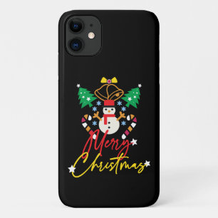 Case-Mate iPhone Case Conception joyeuse de Noël avec cloches et arbres