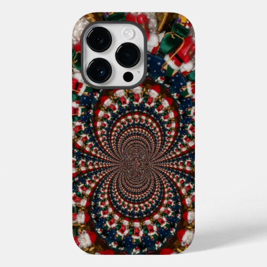 Coques Case-Mate iPhone Conception Kaleidoscope Père Noël spéciale (Verso)