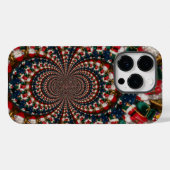 Coques Case-Mate iPhone Conception Kaleidoscope Père Noël spéciale (Verso (horizontal))