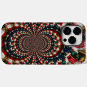 Coques Case-Mate iPhone Conception Kaleidoscope Père Noël spéciale (Verso (horizontal))