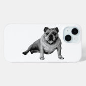 Coques Case-Mate iPhone Conception ludique de bouledogue pour iPhone (Verso (horizontal))