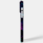 COQUES Case-Mate iPhone CONCEPTION LUMINEUSE DE FLEURS MINUIT (Verso / Gauche)
