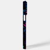 COQUES Case-Mate iPhone CONCEPTION LUMINEUSE DE FLEURS MINUIT (Verso / Droite)