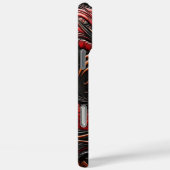 Coques Case-Mate iPhone Conception majestueuse de dragon rouge (Verso / Droite)