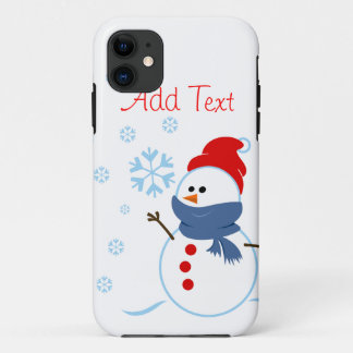 Etui iPhone Case-Mate Conception mignonne de bonhomme de neige