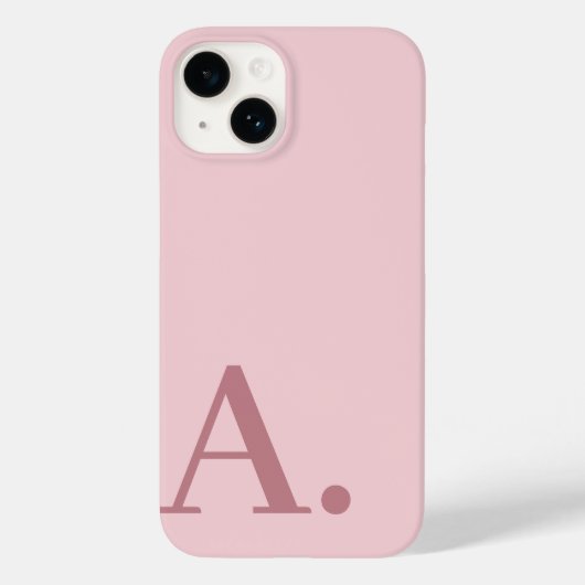 Coques Case-Mate iPhone Conception minimale avec un énorme monogramme - ro (Verso)