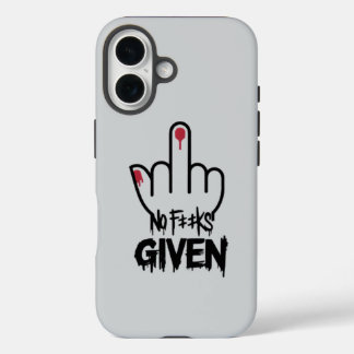 Coques iPhone 16 Conception minimaliste de doigt d'honneur - Déclar