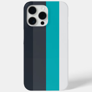 Coque iPhone 15 Pro Max Conception minimaliste de la bande de couleur vert