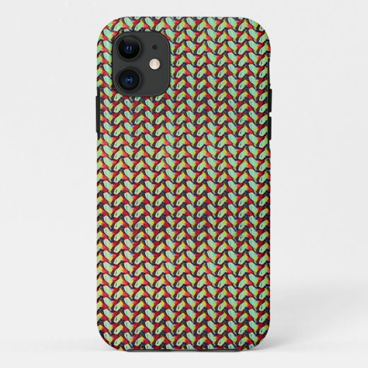 Coques Case-Mate iPhone Conception moderne abstraite de motif numérique 12 (Dos)
