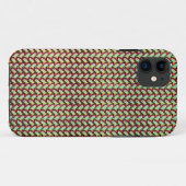 Coques Case-Mate iPhone Conception moderne abstraite de motif numérique 12 (Dos (Horizontal))