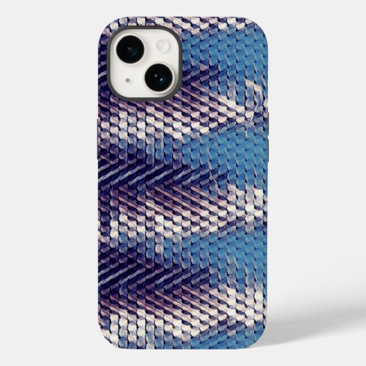 Coques Case-Mate iPhone Conception moderne abstraite de motif numérique 12 (Verso)