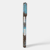 Coques Case-Mate iPhone Conception moderne abstraite de motif numérique 12 (Verso / Droite)