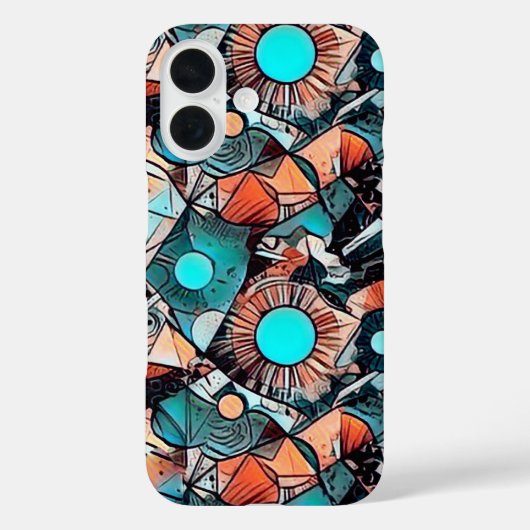 Coques Case-Mate iPhone Conception moderne abstraite géométrique motif 45 (Verso)