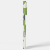 Coques Case-Mate iPhone Conception moderne de Blob Verre Vert Neutre (Verso / Droite)