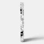 Coques Case-Mate iPhone Conception moderne d'oeuvres d'art en noir et blan (Verso / Gauche)