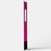 Coques Case-Mate iPhone Conception moderne Monogramme Dégradé Motif violet (Verso / Gauche)