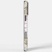 Coques Case-Mate iPhone Conception Motif de Mandala rose et vert (Verso / Droite)