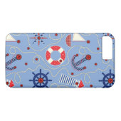 Coques Case-Mate iPhone Conception nautique de patchwork (Dos (Horizontal))