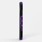 Coques Case-Mate iPhone Conception noire et pourpre gothique (Dos/Droite)