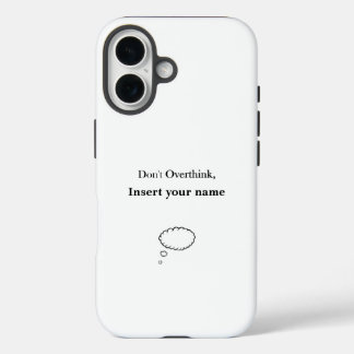 Coques iPhone 16 Conception personnalisable Ne pas surpenser
