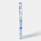 Coques Case-Mate iPhone Conception personnalisée de hockey sur glace (Verso / Gauche)