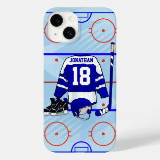 Coque Pour iPhone 14 Conception personnalisée de hockey sur glace