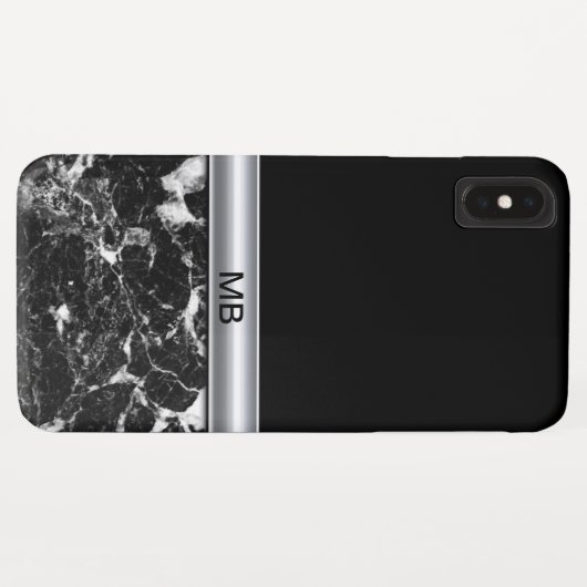 Coques Case-Mate iPhone Conception professionnelle du monogramme des (Dos (Horizontal))