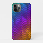 Coques Case-Mate iPhone Conception Psychédélique Acide de Vagues Numérique (Dos)