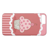 Coques Case-Mate iPhone Conception rose de petit gâteau (Dos (Horizontal))