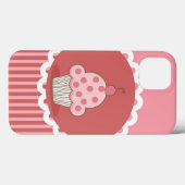 Coques Case-Mate iPhone Conception rose de petit gâteau (Verso (horizontal))