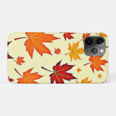 Coques Case-Mate iPhone Conception sans couture de feuillage d'automne (Dos (Horizontal))