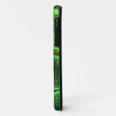Coques Case-Mate iPhone Conception spéciale de Bio-Risque de vert de chaux (Dos/Gauche)