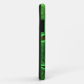 Coques Case-Mate iPhone Conception spéciale de Bio-Risque de vert de chaux (Dos/Droite)