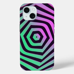Coque Pour iPhone 15 Conception spirale colorée