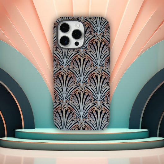 Coques Case-Mate iPhone Conception stylisée d'éventail Art déco
