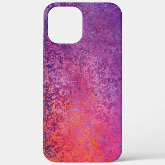 Coques Case-Mate iPhone Conception texturée abstraite en rose et violet (Verso)