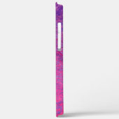 Coques Case-Mate iPhone Conception texturée abstraite en rose et violet (Verso / Gauche)