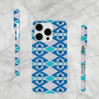 Conception tribale Abstraite, Blues, Coque-Mate