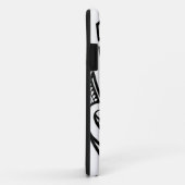 Coques Case-Mate iPhone Conception tribale audacieuse d'île de tatouage (Dos/Droite)