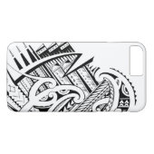 Coques Case-Mate iPhone Conception tribale mélangée de tatouage dans style (Dos (Horizontal))
