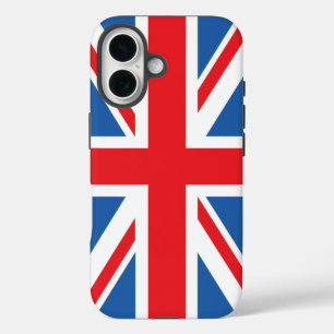 Coques iPhone 16 Conception Union Jack/Drapeau