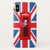 Coques Case-Mate iPhone Conception Union Jack/Drapeau et boîte de téléphon (Dos)