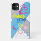 Coques Case-Mate iPhone Conception unique du groupe de galaxies de fleurs (Dos)