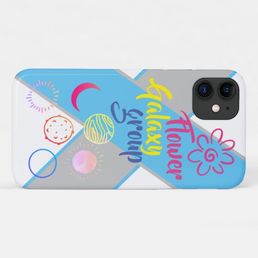 Coques Case-Mate iPhone Conception unique du groupe de galaxies de fleurs (Dos (Horizontal))
