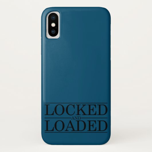 Coques Case-Mate iPhone Conception verrouillée et chargée de chasteté (Dos)