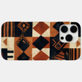 Coques Case-Mate iPhone Conception verticale avec éléments africains (Verso (horizontal))