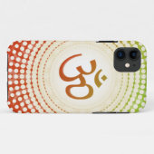 Coques Case-Mate iPhone Conception vibrante d'Aum (Dos (Horizontal))