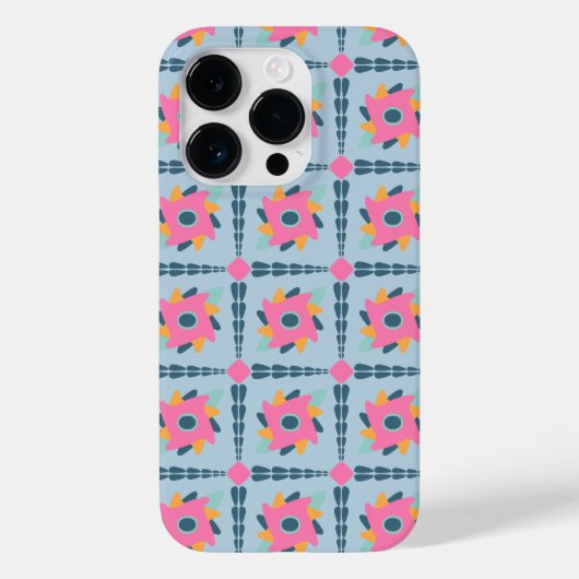 Coques Case-Mate iPhone Conception vibrante de carrelage géométrique (Verso)