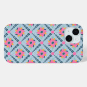Coques Case-Mate iPhone Conception vibrante de carrelage géométrique (Verso (horizontal))